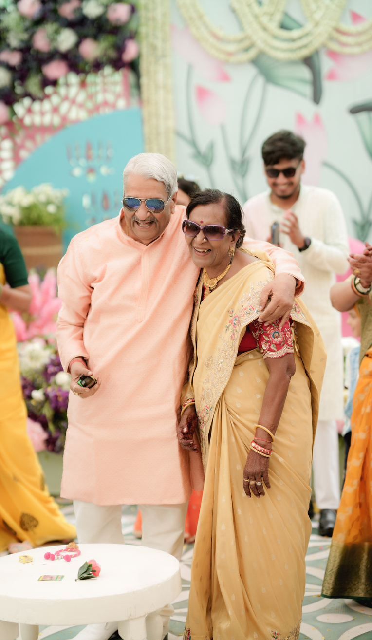B.M. Sharma & Saroj Sharma wedding photography photograph in Jaipur, Rajasthan